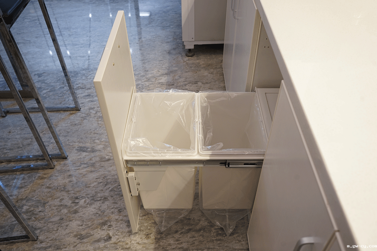 台下拉篮式垃圾桶,实现垃圾分类 台下拉篮式垃圾桶,实现垃圾分类