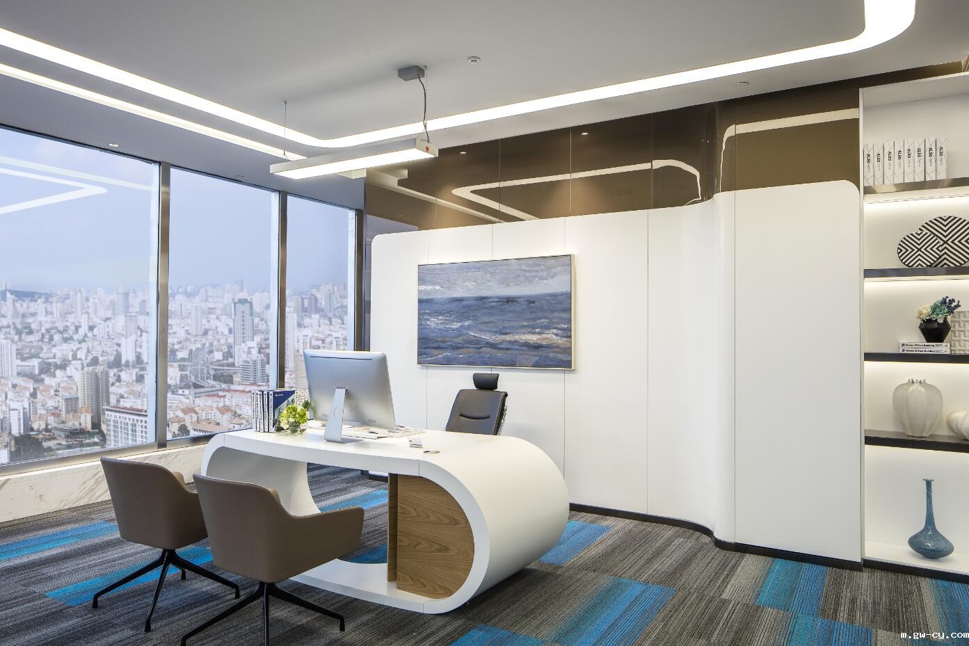 姜峰|J&Abetway开户网站公司办公设计作品-绿城济南中心 姜峰|J&Abetway开户网站公司办公设计作品-绿城济南中心