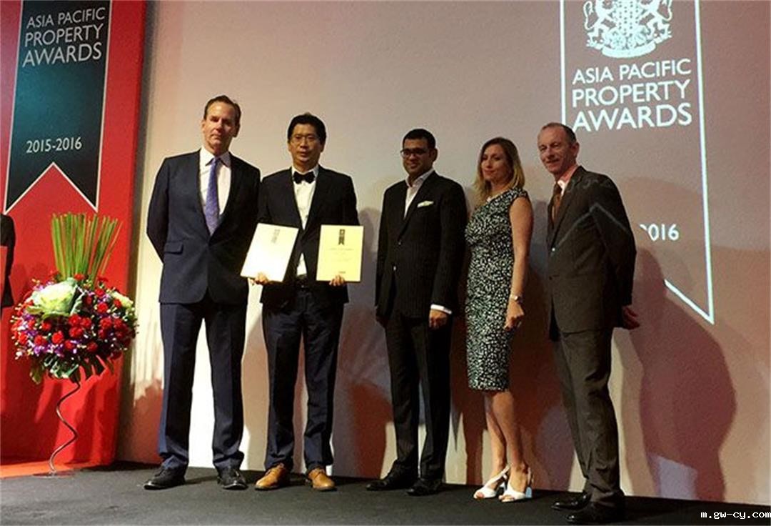 J&A总设计师姜峰先生应邀出席亚太区地产大奖颁奖典礼,J&A斩获两项国际大奖