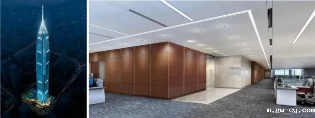 J&Abetway开户网站总部办公设计领域代表作品：深圳平安金融中心